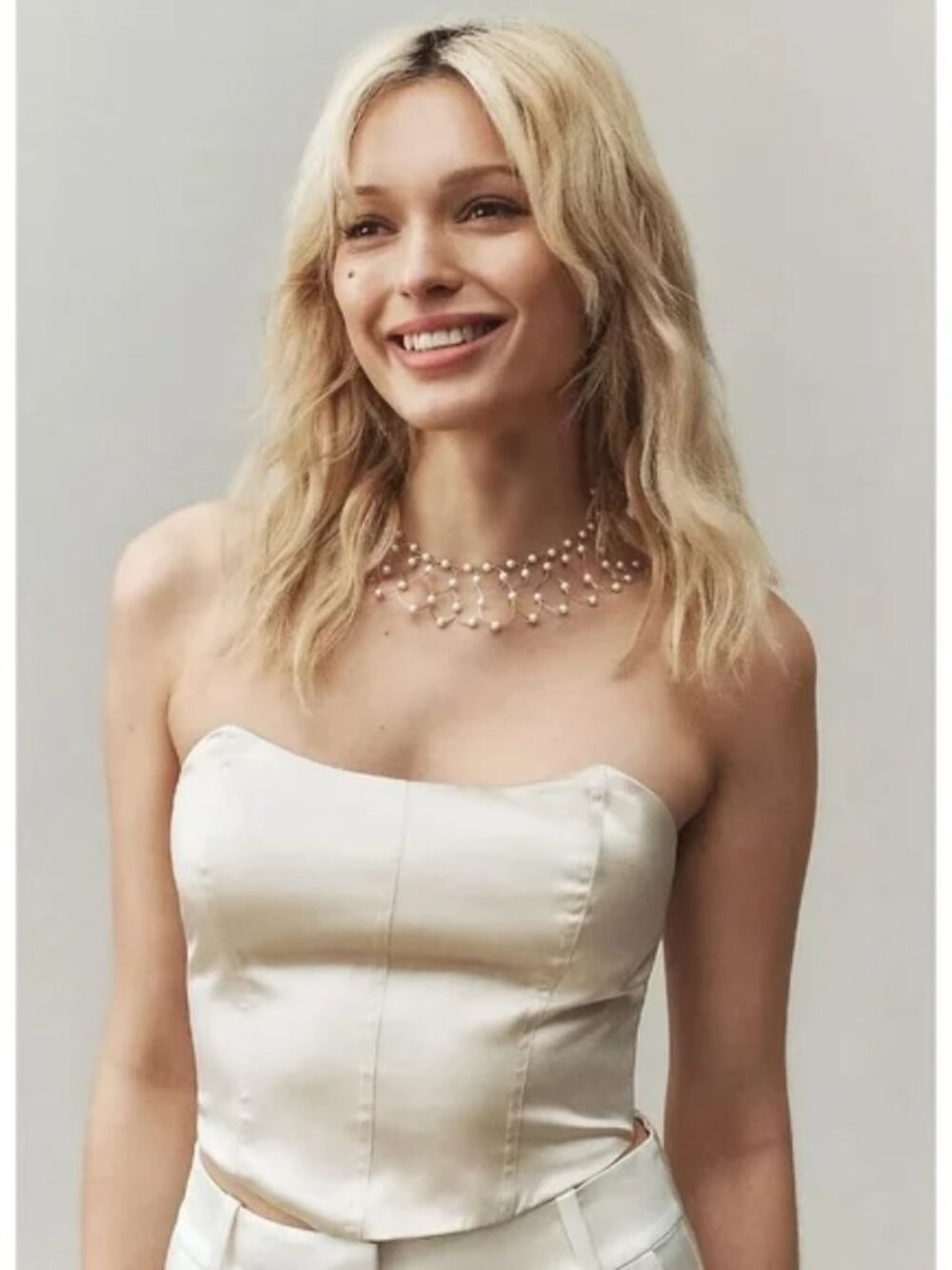 NWT Reformation Maia Silk Corset Top